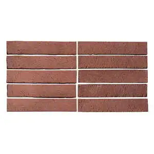 University Thin Brick Veneer Spanish Inn Red