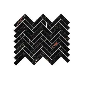Venice Black Mosaico HB su rete