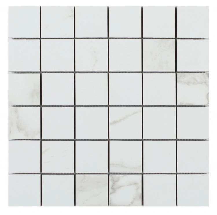 Malaysia Calacatta Dora Matte 2 x 2 Square Mosaic