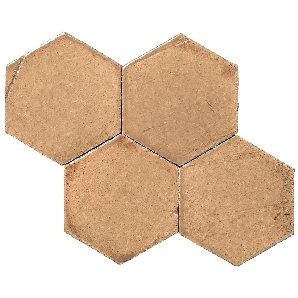 Clara Tierra Madre 4" Hexagon Latte