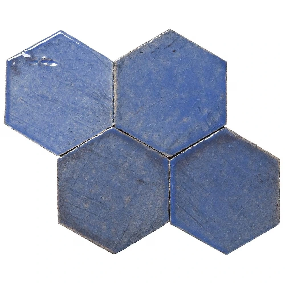 Clara Tierra Madre 4" Hexagon Denim