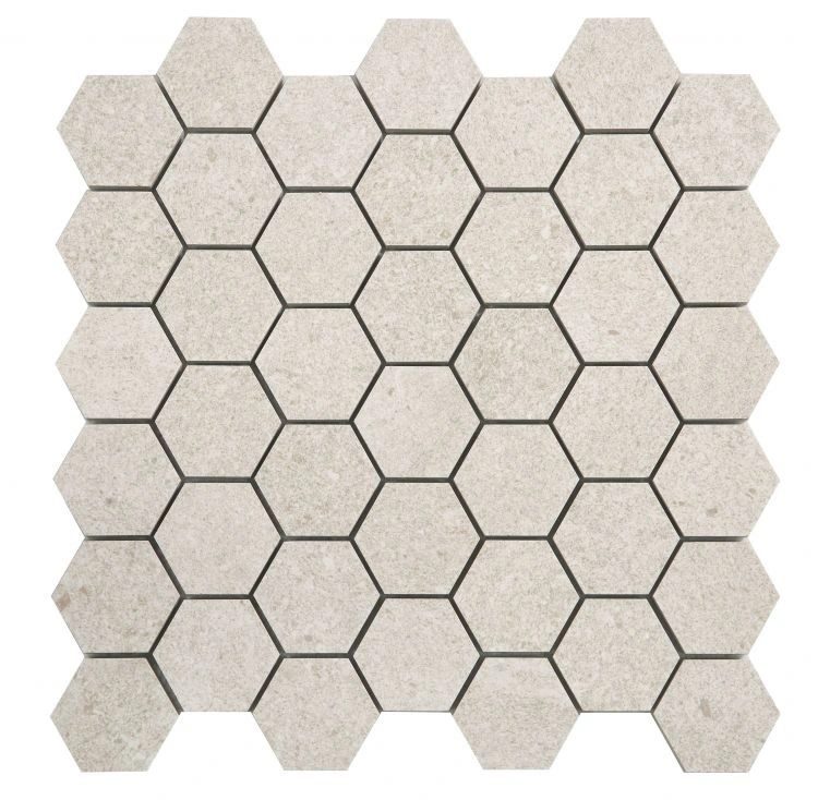 Grant Beige 2 x 2 Hexagon