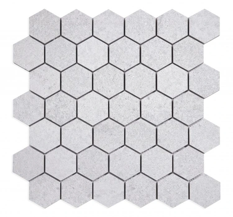 Grant Silver 2 x 2 Hexagon