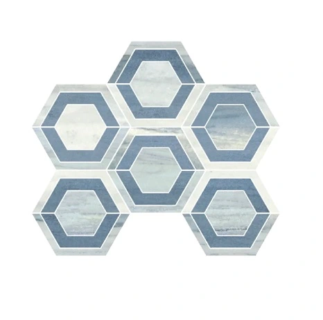 Iconic Blue Mosaico Esagono