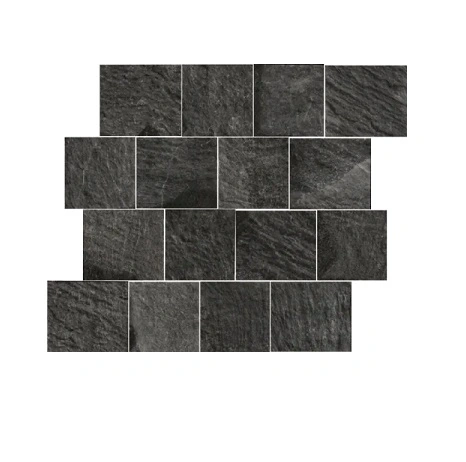 Black Mosaico 3D Square