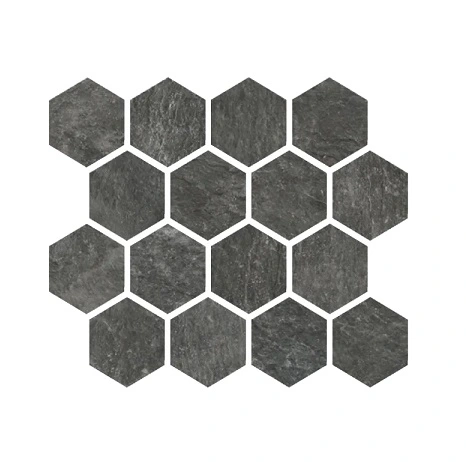 Black Mosaico Esagono