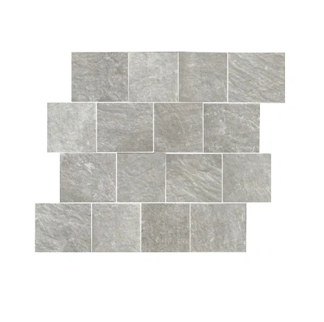 Grey Mosaico 3D Square
