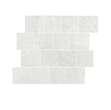 White Mosaico 3D Square