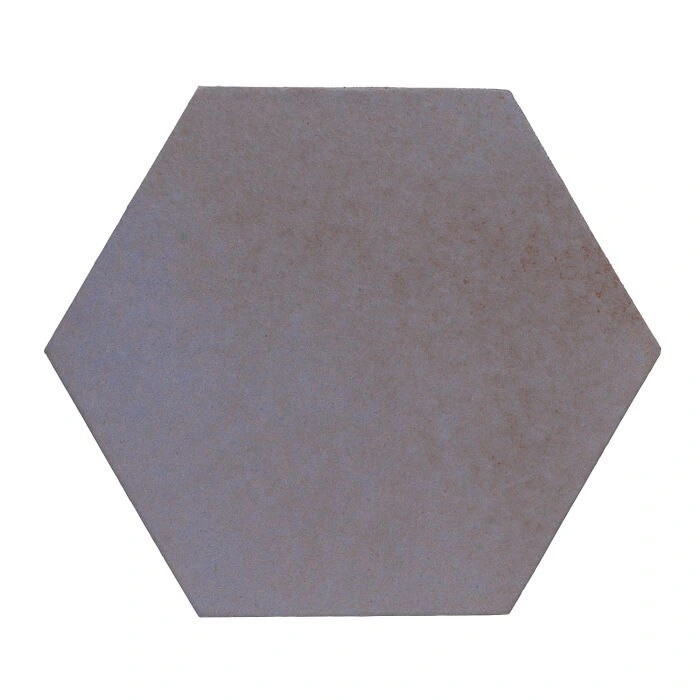 Monrovia Hexagon High Fire Ceramic Tile Black and Blue