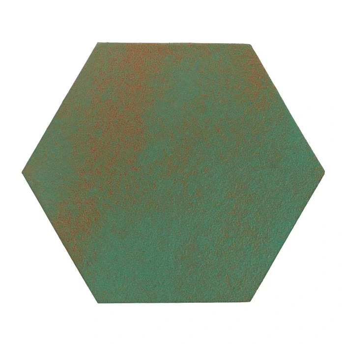 Monrovia Hexagon High Fire Ceramic Tile Copper