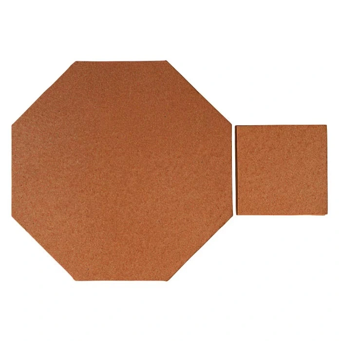 Monrovia Octagon Set High Fire Ceramic Tile Red Iron