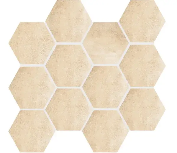 Beige Mosaico Esagono