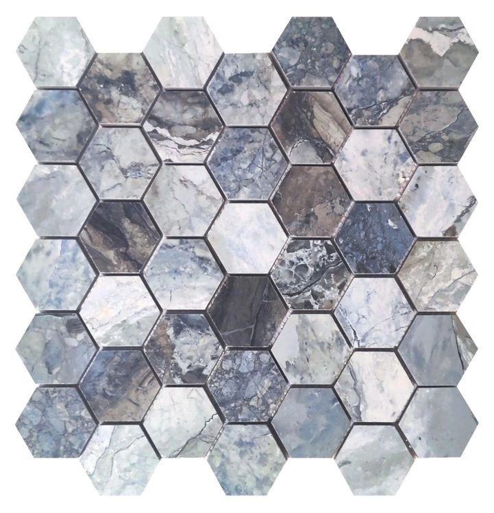 Mystic Ocean Matte Hexagon