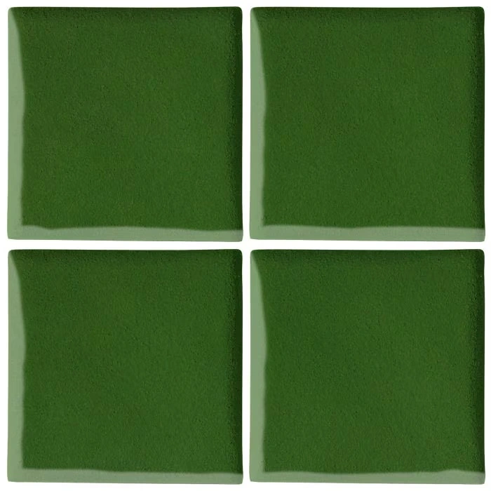 Oleson High Fire Ceramic Tile Lucky Green