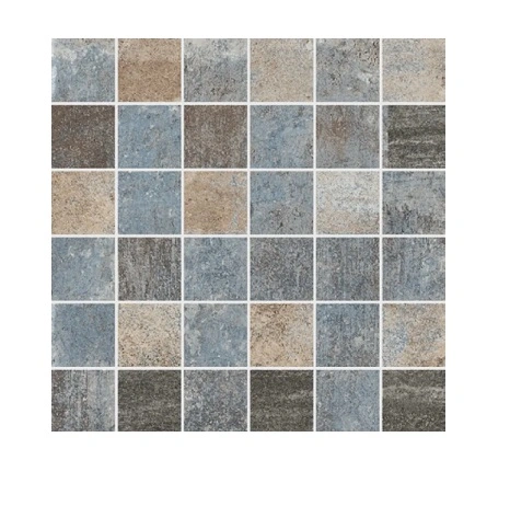 Blu Mosaico 5x5 su rete