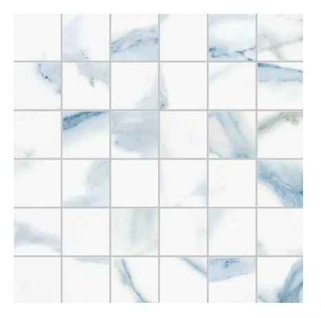 Positano Blue Mosaico 5x5 su rete