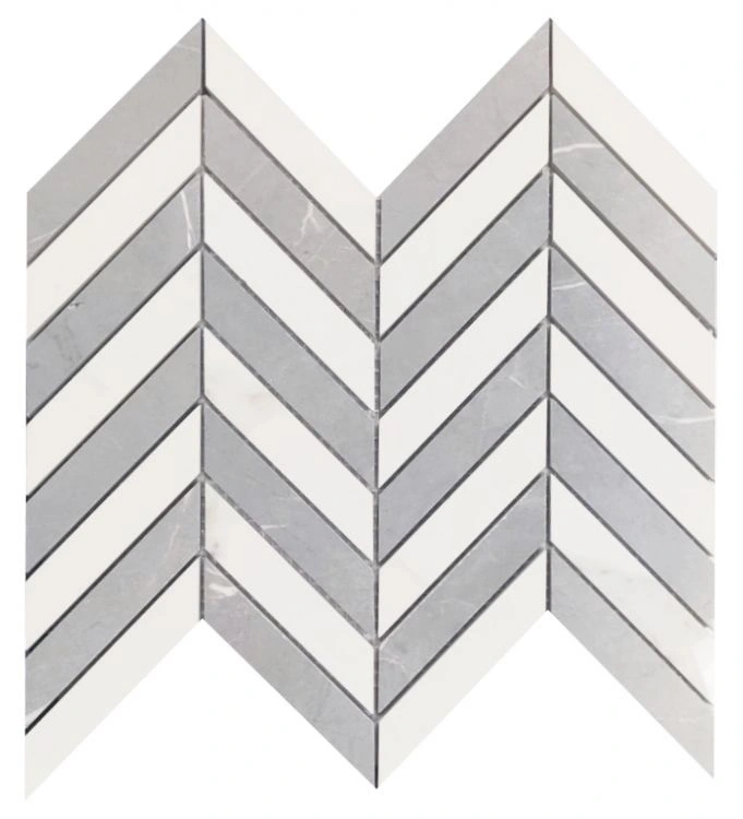 Prestigio Statuario-Impero Mix Lucido Chevron Prestigio Statuario-Impero Mix Lucido Chevron