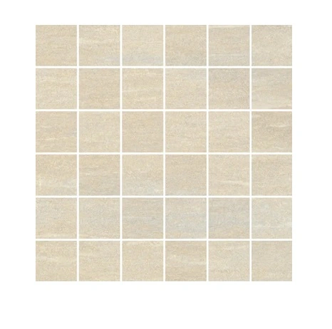 Beige Mosaico 5x5 su rete