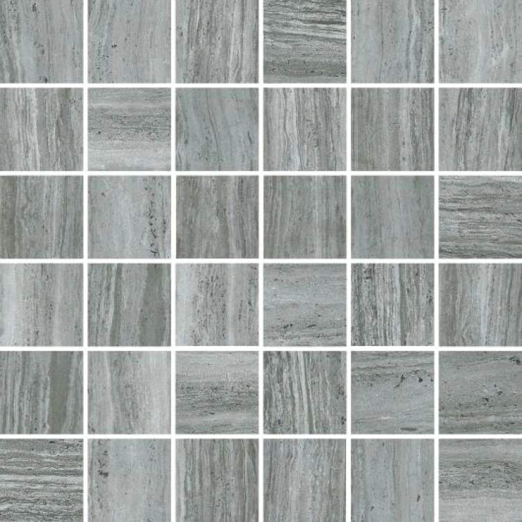 River Grey Matte Square Mosaic