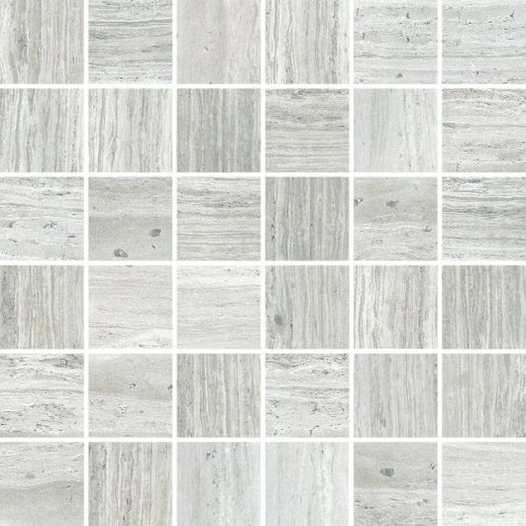 River White Square Matte Mosaic