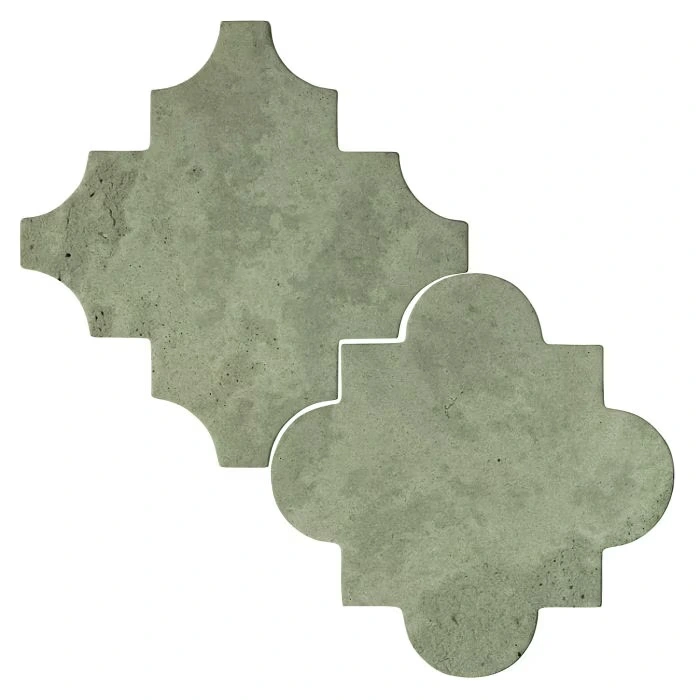 Roman Arabesque Ocean Green Light