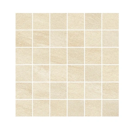Moon Cream Mosaico 5x5 su rete