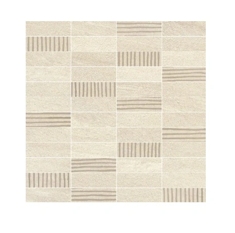 Moon Cream Mosaico Texture 2.5x7.5 su rete