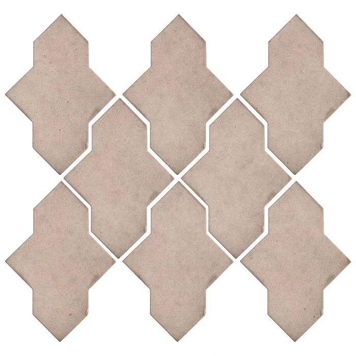 Studio Field Arabesque Pattern 2A High Fire Ceramic Alabaster