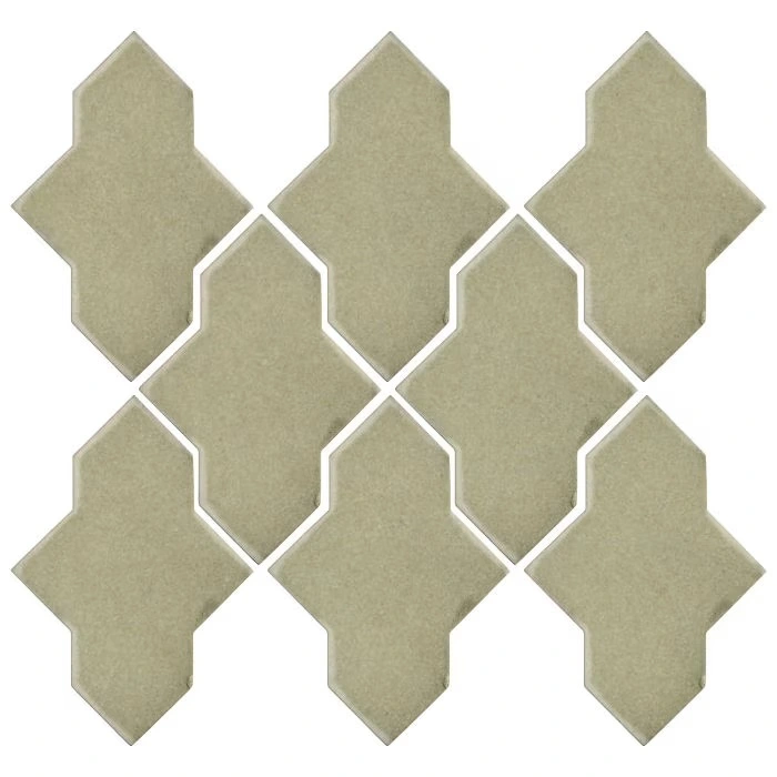 Studio Field Arabesque Pattern 2A High Fire Ceramic Aloe Vera