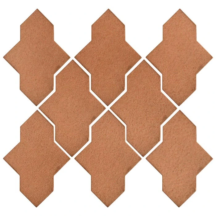 Studio Field Arabesque Pattern 2A High Fire Ceramic Beechnut