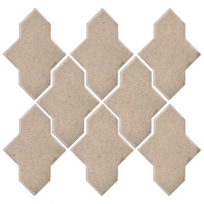 Studio Field Arabesque Pattern 2A High Fire Ceramic Champagne