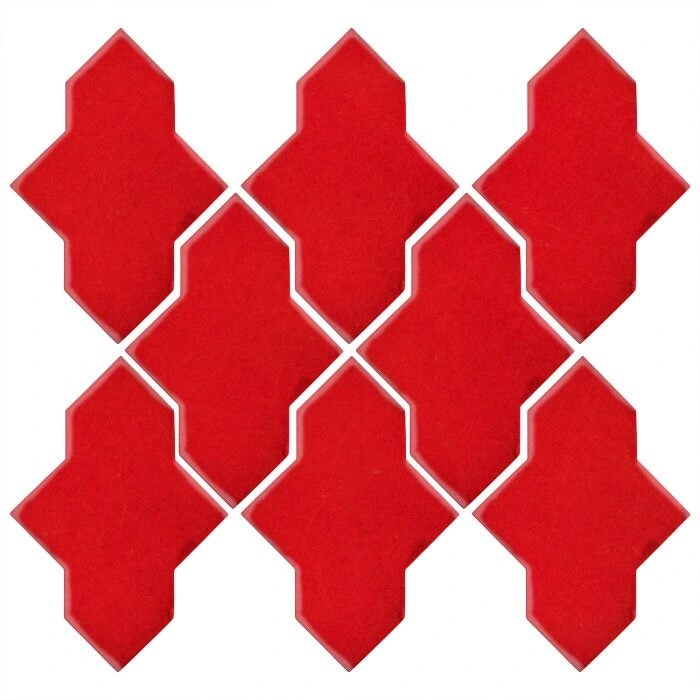 Studio Field Arabesque Pattern 2A High Fire CeramicCherry Tomato