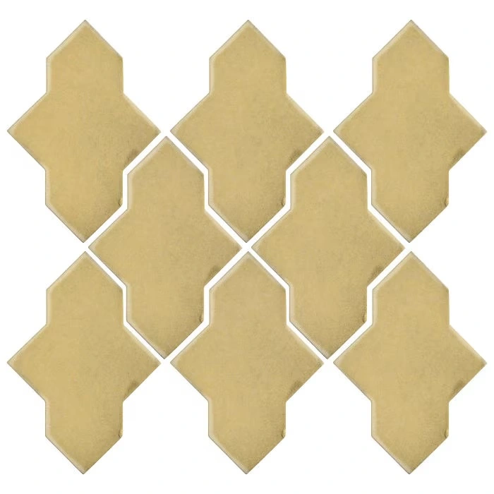 Studio Field Arabesque Pattern 2A High Fire Ceramic Egg Cream