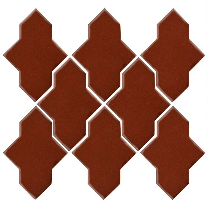 Studio Field Arabesque Pattern 2A High Fire Ceramic Espresso