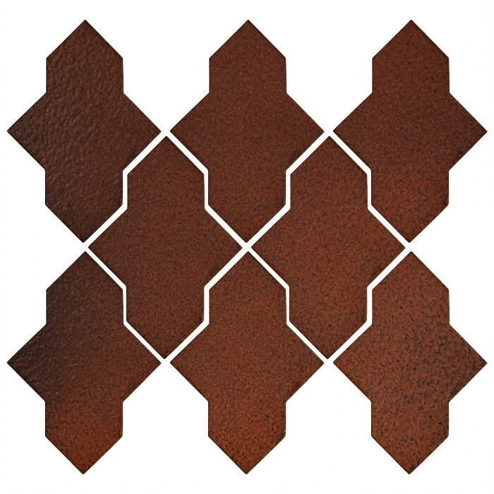 Studio Field Arabesque Pattern 2A High Fire Leather