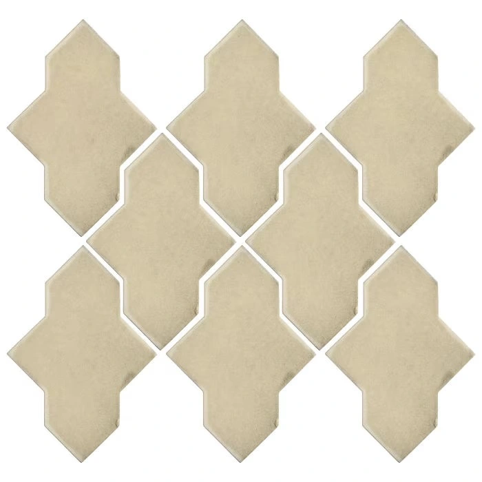 Studio Field Arabesque Pattern 2A High Fire Ceramic Light Lemon