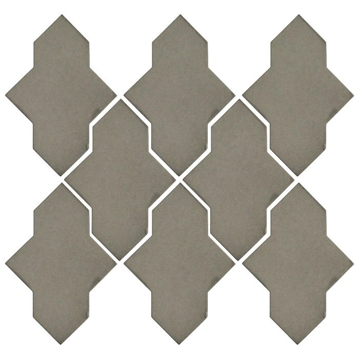 Studio Field Arabesque Pattern 2A High Fire Ceramic Tile Rhino
