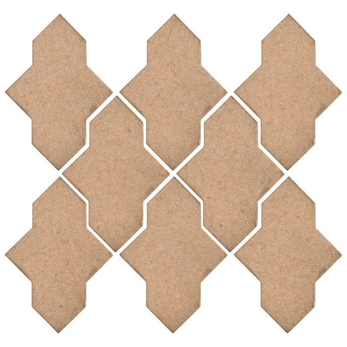 Studio Field Arabesque Pattern 2A High Fire Ceramic Shiitake