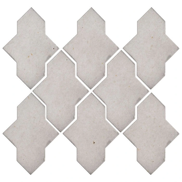 Studio Field Arabesque Pattern 2A High Fire Ceramic Sierra Snow