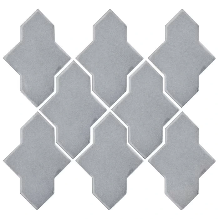 Studio Field Arabesque Pattern 2A High Fire Cerami Silver Shadow