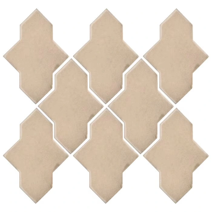 Studio Field Arabesque Pattern 2A High Fire Ceramic White Bread