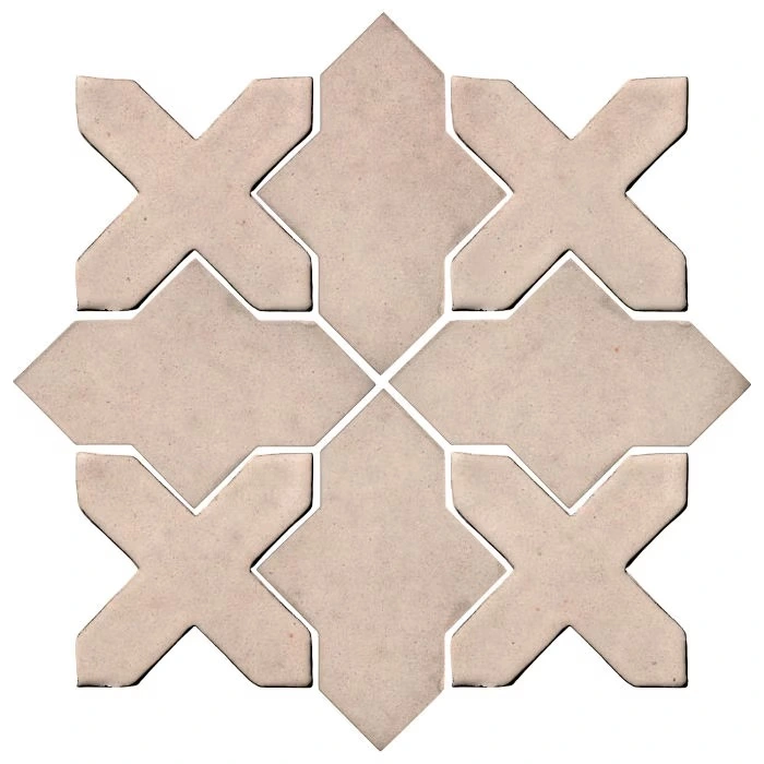 Studio Field Arabesque Pattern 2B High Fire Ceramic Alabaster
