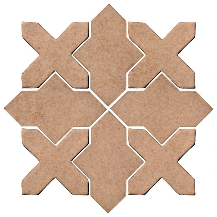 Studio Field Arabesque Pattern 2B High Fire Ceramic Nut Shell