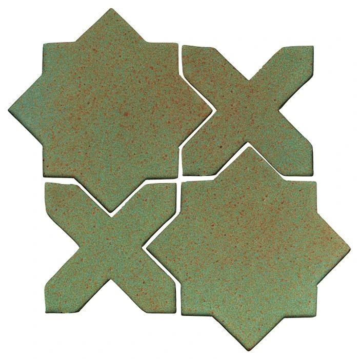 Studio Field Arabesque Pattern 2C High Fire Ceramic Light Copper