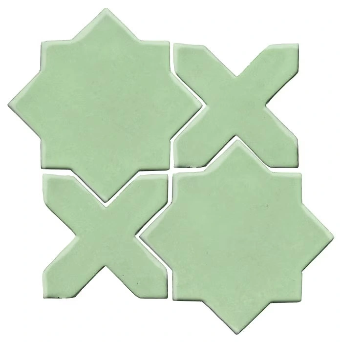 Studio Field Arabesque Pattern 2C High Fire Ceramic Peppermint