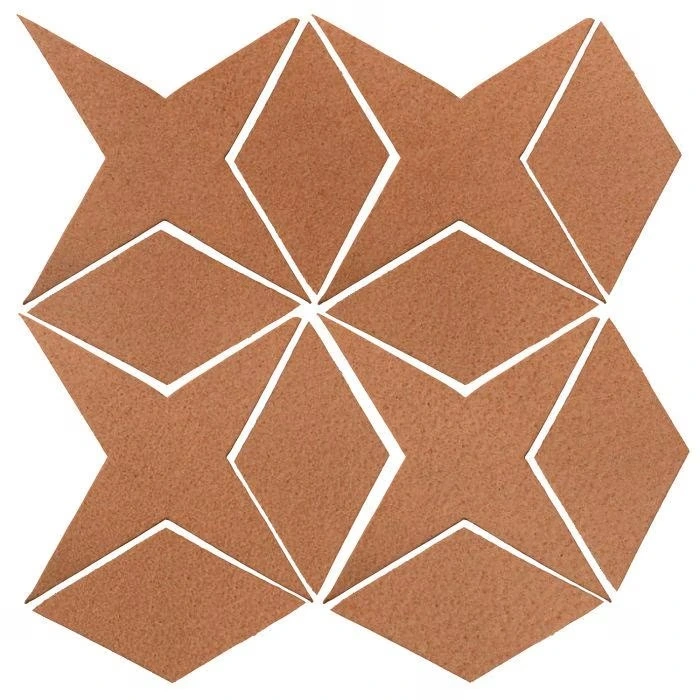 Studio Field Arabesque Pattern 4 High Fire Ceramic Beechnut