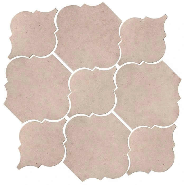 Studio Field Arabesque Pattern 5B High Fire Ceramic Alabaster