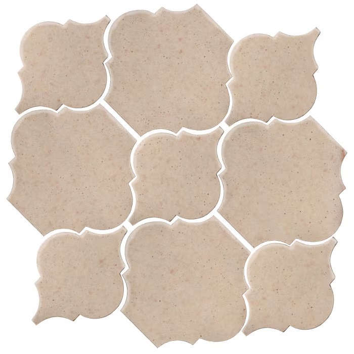 Studio Field Arabesque Pattern 5B High Fire Ceramic Champagne - ceramic ...