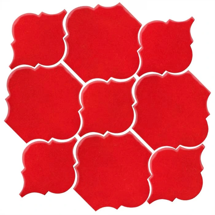 Studio Field Arabesque Pattern 5B High Fire CeramicCherry Tomato