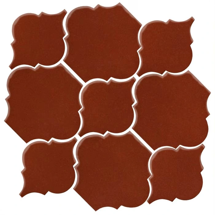 Studio Field Arabesque Pattern 5B High Fire Ceramic Espresso